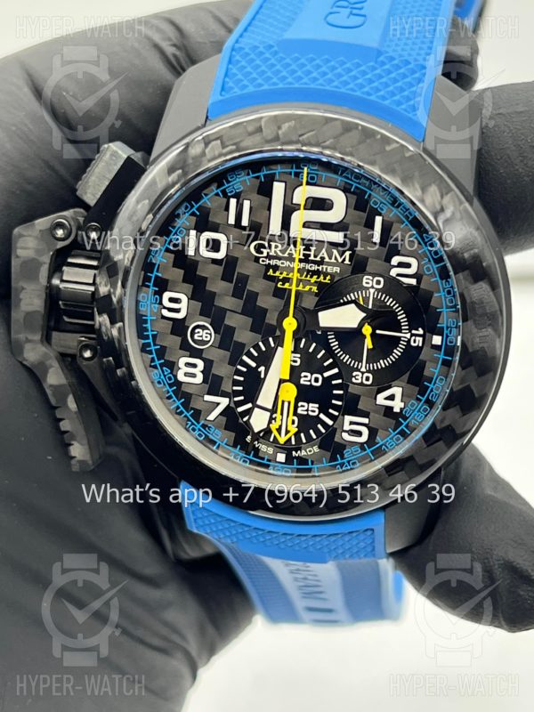 Товар Graham Chronofighter Superlight Carbon 2CCBK.B30A Фото 4 - Graham Chronofighter Superlight Carbon 2CCBK.B30A