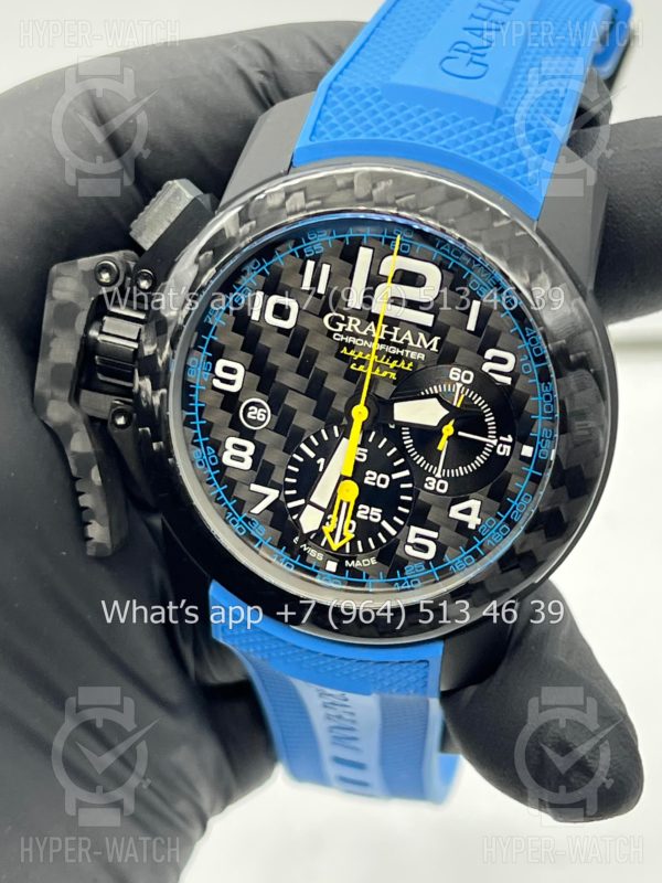 Товар Graham Chronofighter Superlight Carbon 2CCBK.B30A Фото 9 - Graham Chronofighter Superlight Carbon 2CCBK.B30A