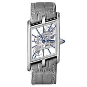 Товар Cartier Prive Tank Asymetrique Skeleton Steel Фото 7 - Cartier Prive Tank Asymetrique Skeleton Steel